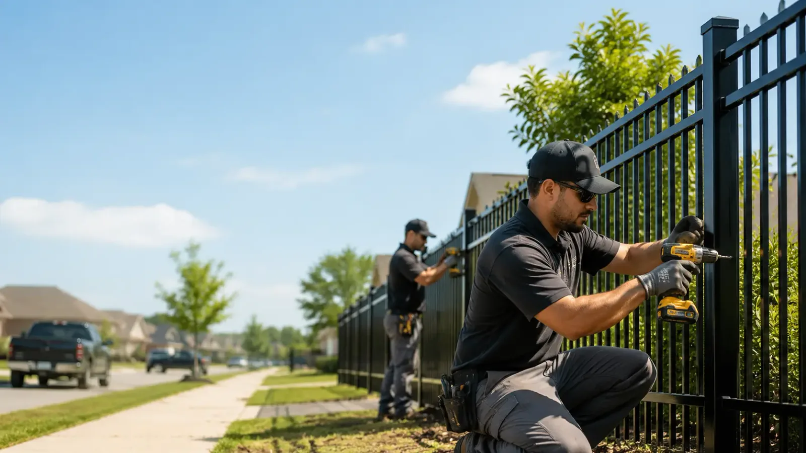 Metal Fence Installation in Carlisle, IN